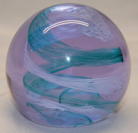 Caithness Paperweight Pastel-Purple And Blue - Nb774, No Box