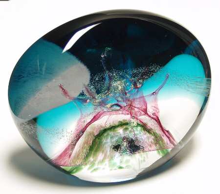 Caithness Paperweight Martian Skyline - Boxed