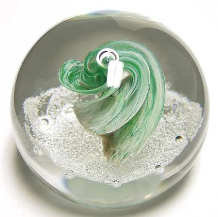 Caithness Paperweight Prima Ballerina-Apple Green - Boxed