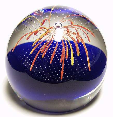 Caithness Paperweight Burning Ambition - Boxed