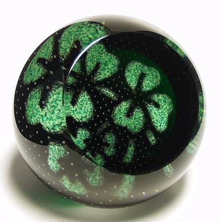 Caithness Paperweight National Emblem-Ireland - Boxed