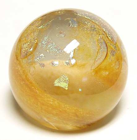 Caithness Paperweight Shimmer Gold - Boxed