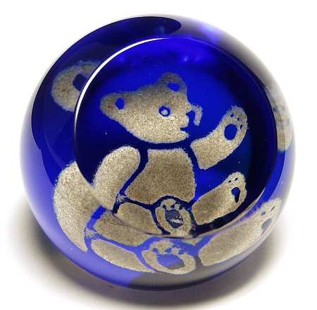 Caithness Paperweight Teddy - Boxed