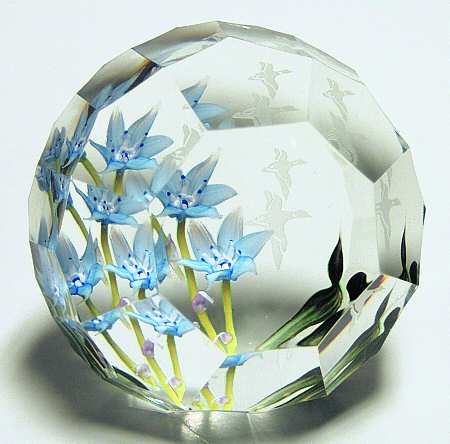 Caithness Paperweight Village Pond - Boxed