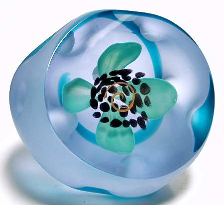 Caithness Paperweight Leopard Flower - Boxed