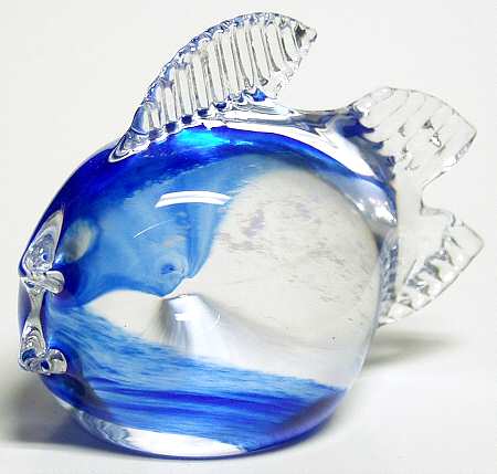 Caithness Paperweight Fish Small - Boxed