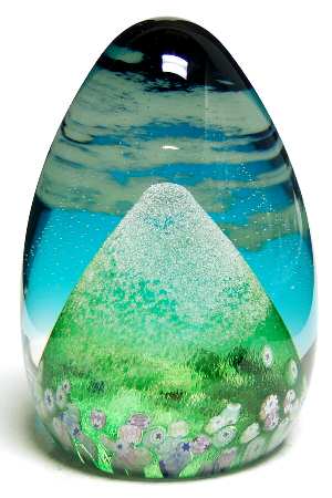 Caithness Paperweight Alpine Peak - Boxed