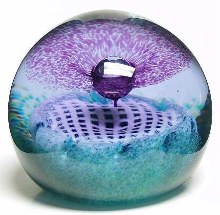 Caithness Paperweight Flower Of Scotland - Boxed