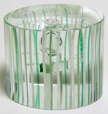 Caithness Paperweight Captivation-Green - Boxed