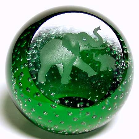 Caithness Paperweight Trumpet Call - Boxed