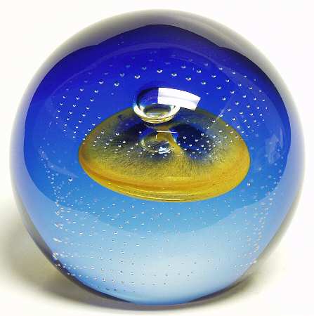 Caithness Paperweight Galileo's Thermometer 70 Degrees - Boxed