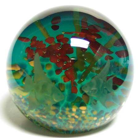 Caithness Paperweight Ocean Rendezvous - With Box Bx323