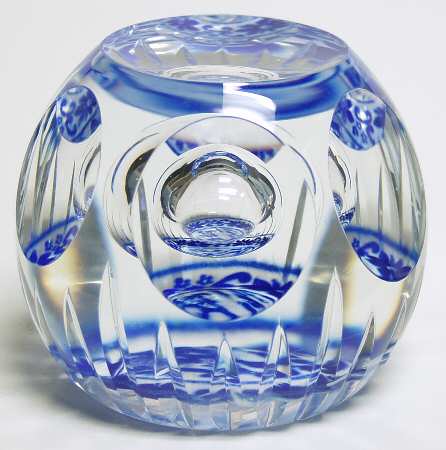 Caithness Paperweight Platto Azzuro - With Box Bx342
