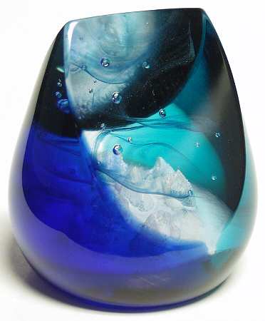 Caithness Paperweight Polar Ice Flow - With Box Bx348