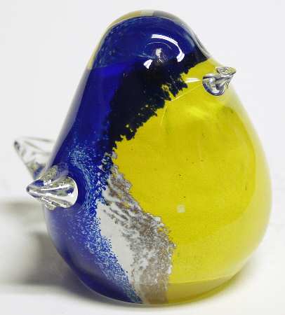 Caithness Paperweight Blue Tit-Small - Boxed