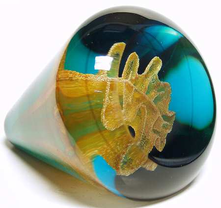 Caithness Paperweight Autumn Illusions-Oak - With Box Bx380