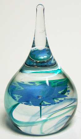 Caithness Paperweight Affection-Blue - 392 With Box