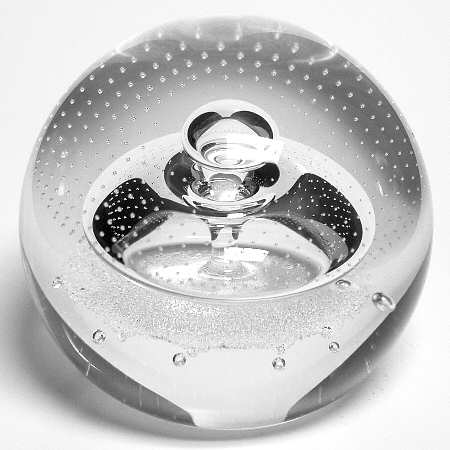 Caithness Paperweight Starwatch Silver - Boxed
