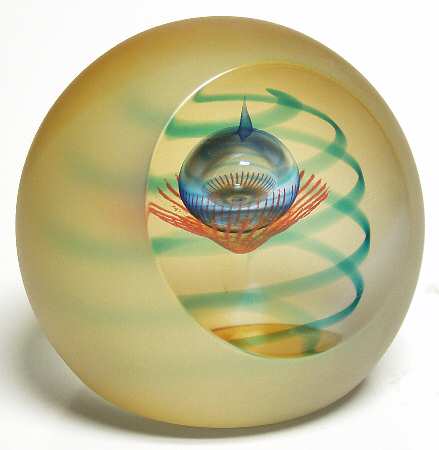Caithness Paperweight Firebrand - Boxed