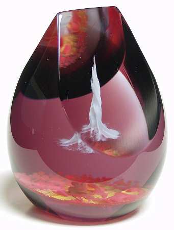 Caithness Paperweight White Heat - Boxed