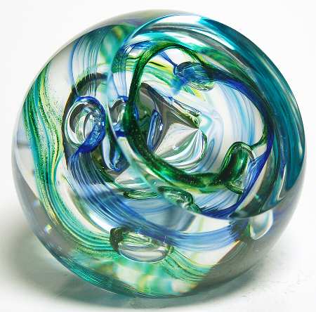 Caithness Paperweight Diving In - Boxed