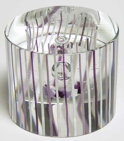 Caithness Paperweight Captivation -Purple - Boxed