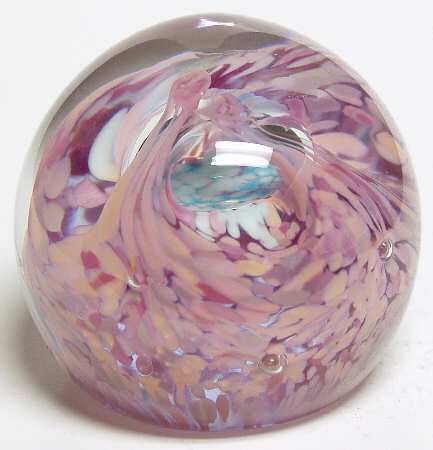 Caithness Paperweight Companions Pink - Boxed