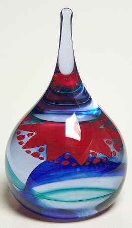 Caithness Paperweight Affection-Red - Boxed