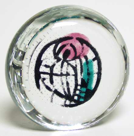 Caithness Paperweight Rennie's Window-Rennie Mackintosh - Boxed