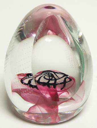 Caithness Paperweight Rennie's Rose-Rennie Mackintosh - Boxed