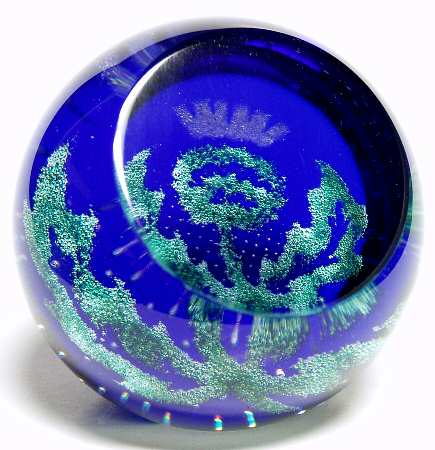 Caithness Paperweight National Emblem Alba - Boxed
