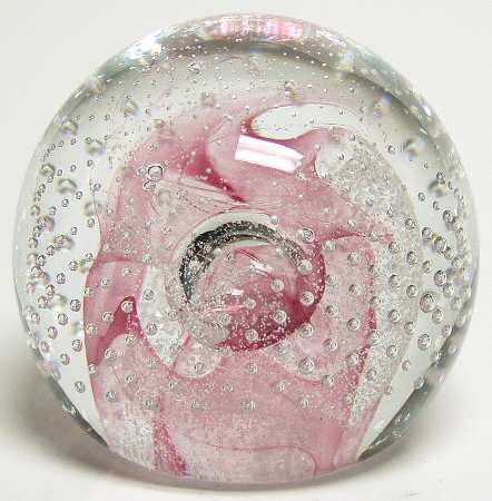 Caithness Paperweight Pink Champagne - Bx472 With Box