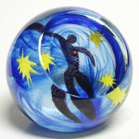 Caithness Paperweight Icarus-Modern Art - Boxed