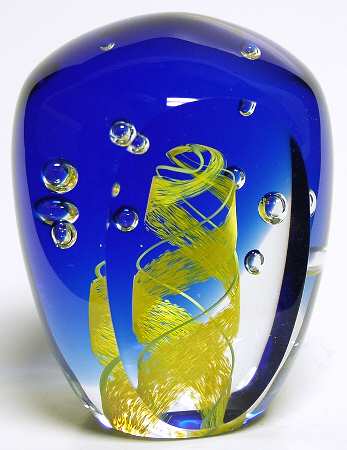Caithness Paperweight Spiral Rhythm - Boxed