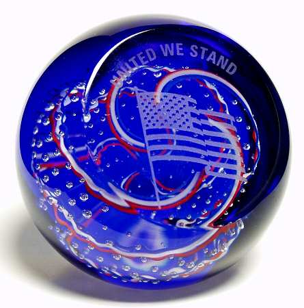 Caithness Paperweight United We Stand W/O Base - With Box