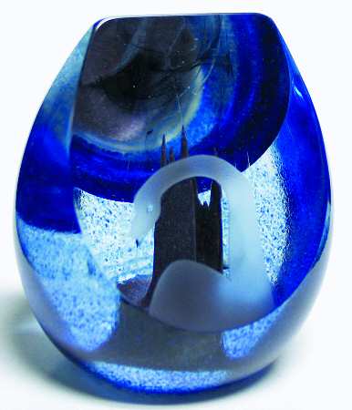 Caithness Paperweight Loch Ness-Myths & Legends - With Box