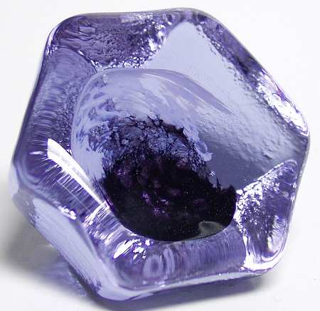 Caithness Paperweight Rox-Amethyst,Black,White - Boxed