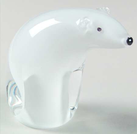 Caithness Paperweight Polar Bear Figurine - With Box-Bx541
