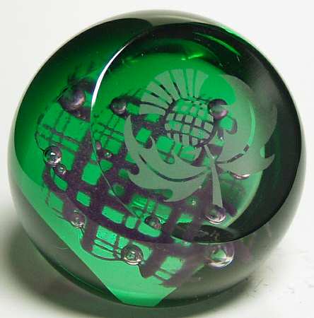 Caithness Paperweight Brave Heart Hyacinth - Boxed