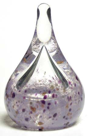 Caithness Paperweight Grace Ringstand Lilac - Boxed