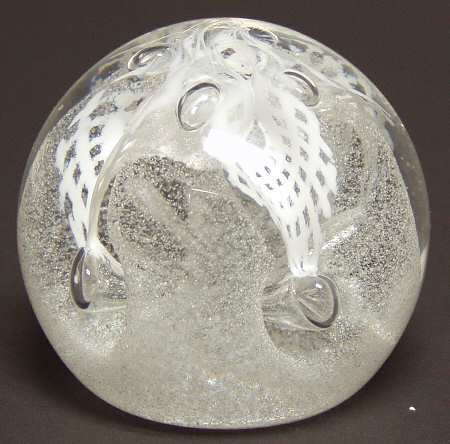 Caithness Paperweight Congratulations-Silver - Boxed