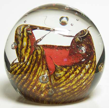 Caithness Paperweight Pastures New-Autumn - Boxed