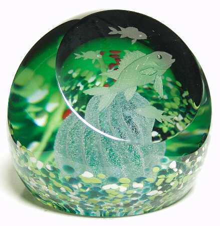 Caithness Paperweight Ocean Fantasy - Boxed