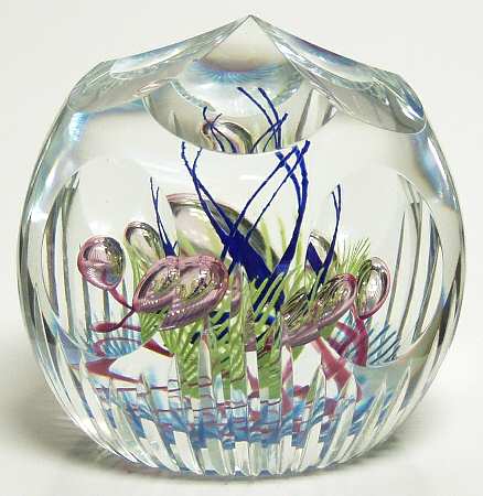 Caithness Paperweight Spinning Satellite - Boxed