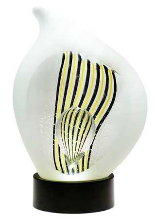 Caithness Paperweight Rumba-Yellow - With Box Bx664