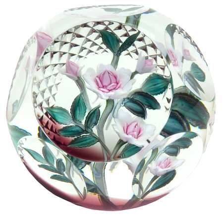 Caithness Paperweight Love Flowers-Rose - With Box Bx687