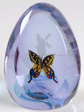 Caithness Paperweight Swallowtail Breeze - With Box Bx656