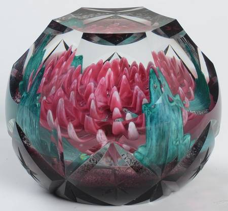 Caithness Paperweight Dahlia-Style Two - With Box Bx759