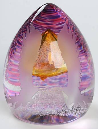 Caithness Paperweight Omphalos - With Box Bx754