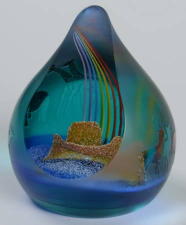 Caithness Paperweight Noah's Ark - With Box Bx749